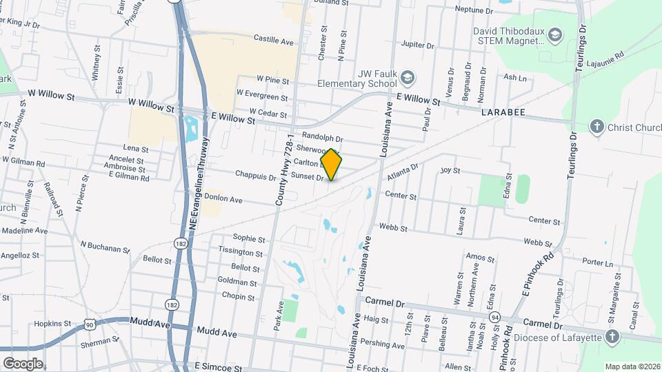 101 Narcisse St Map and Location Details