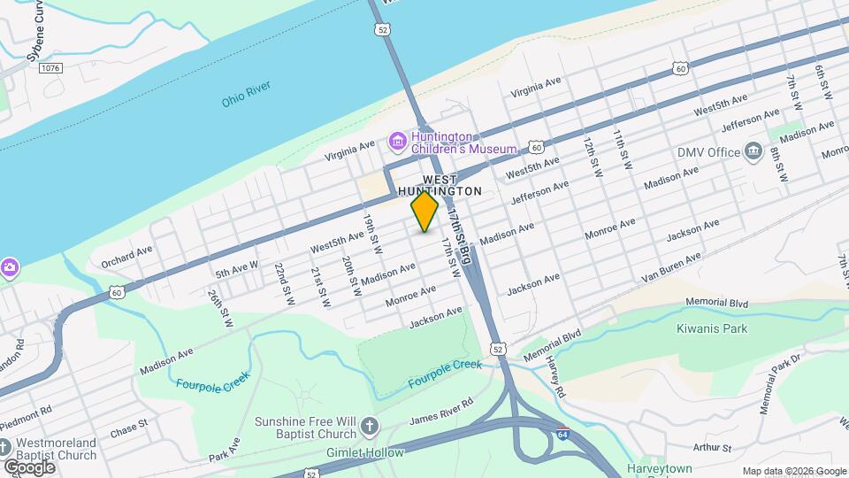 1739 Jefferson Ave Map and Location Details