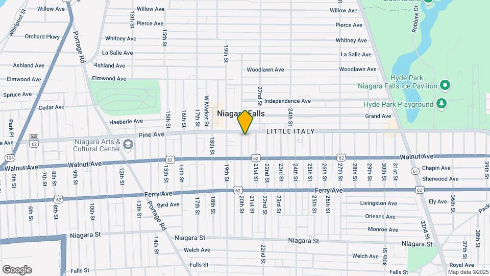 643 20th St Map and Location Details