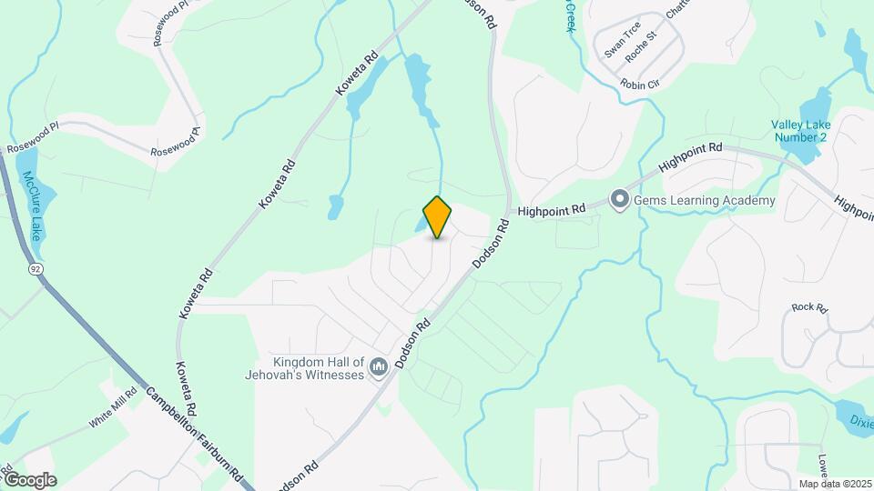 828 Lake Chase Map and Location Details