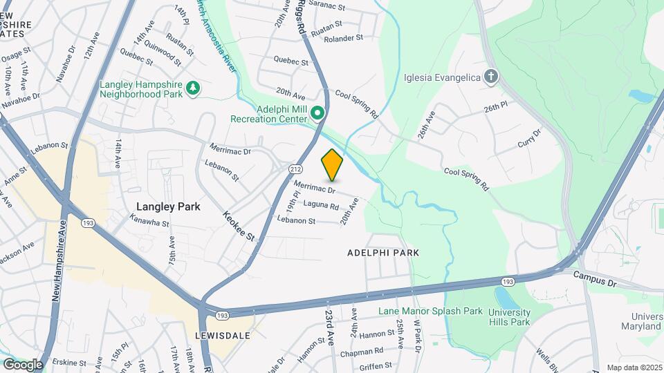 1922 Merrimac Dr Map and Location Details