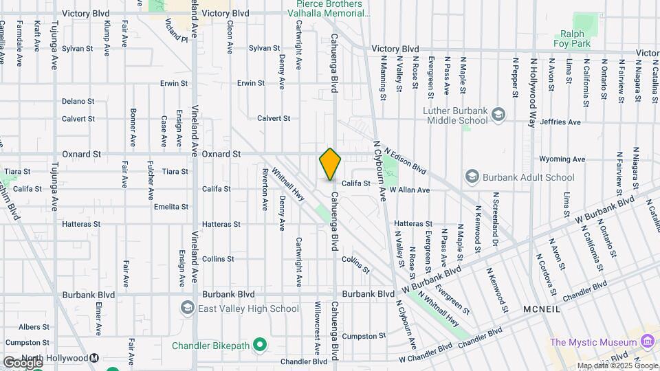 5909 Cahuenga Blvd Map and Location Details