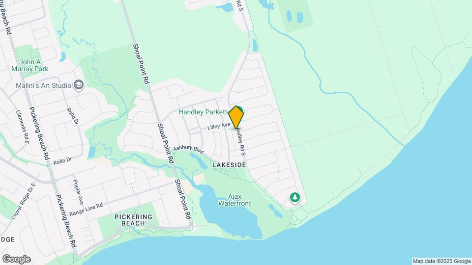 896 Audley Rd S Map and Location Details