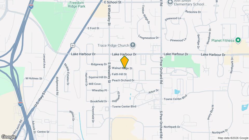 225 Walnut Ridge St Map and Location Details