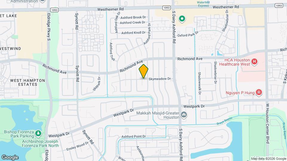 3303 Westwick Dr Map and Location Details