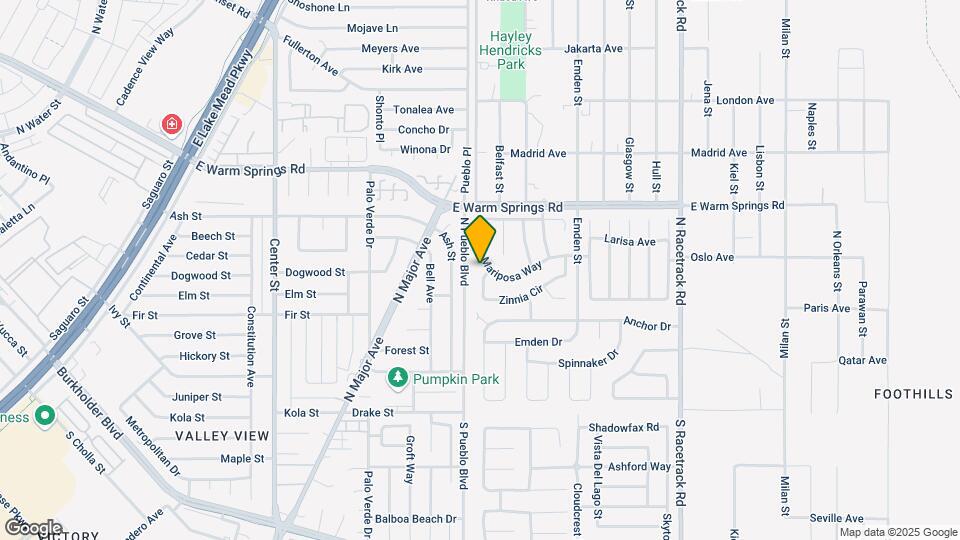 801 Zinnia Cir Map and Location Details