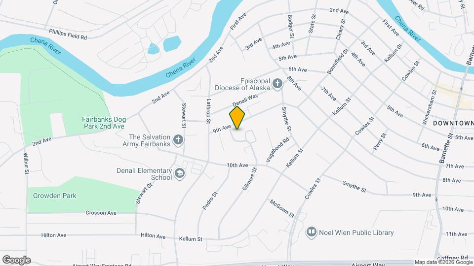 901 Gilmore St Map and Location Details