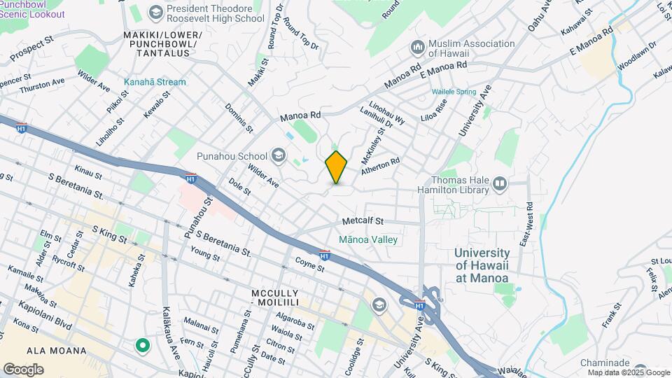 1801 Vancouver Dr Map and Location Details