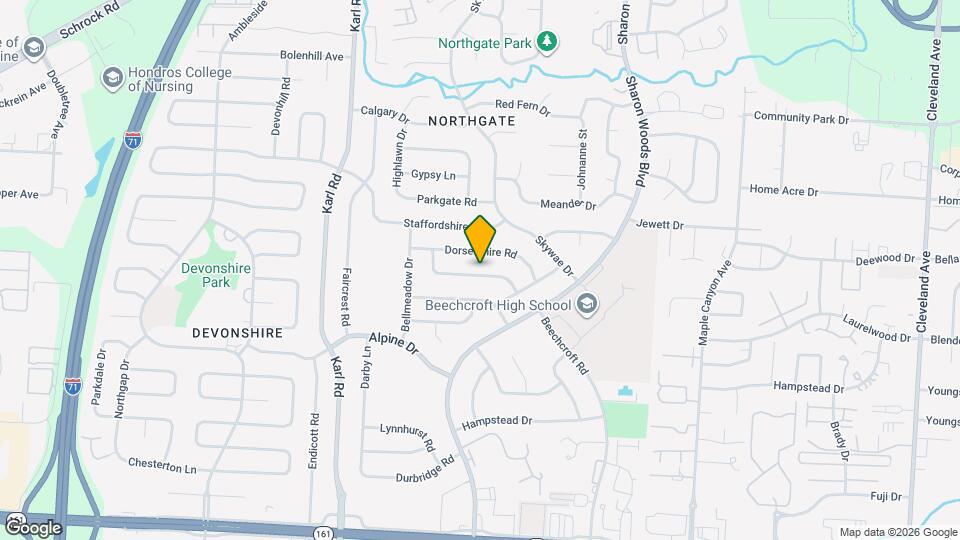 1806 Balsamridge Rd Map and Location Details