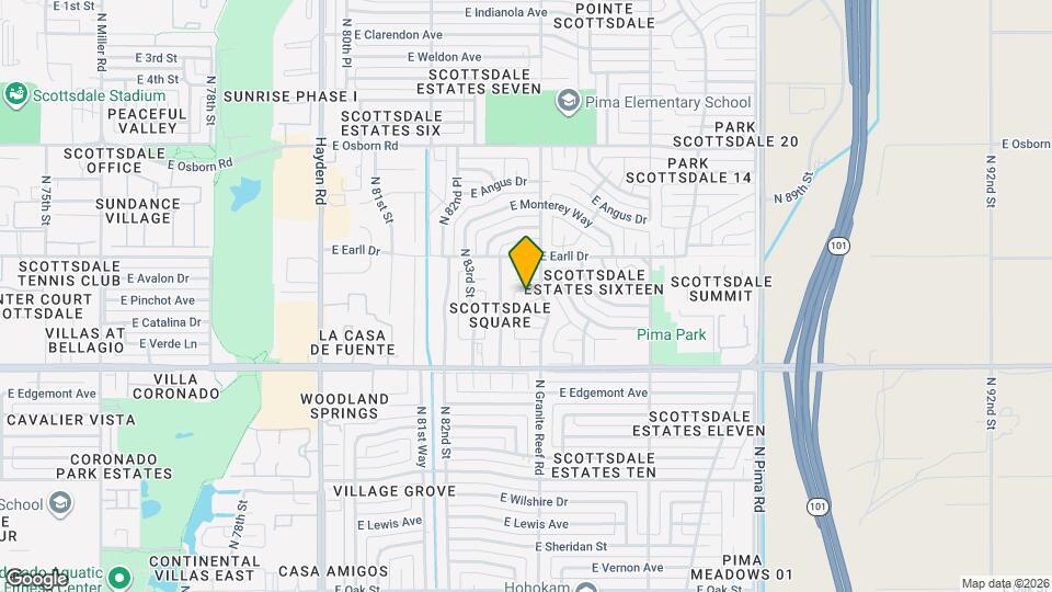 8350 E Pinchot Ave Map and Location Details