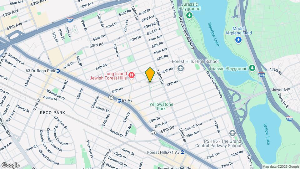 105-25 67th Ave, Unit 4C Map and Location Details