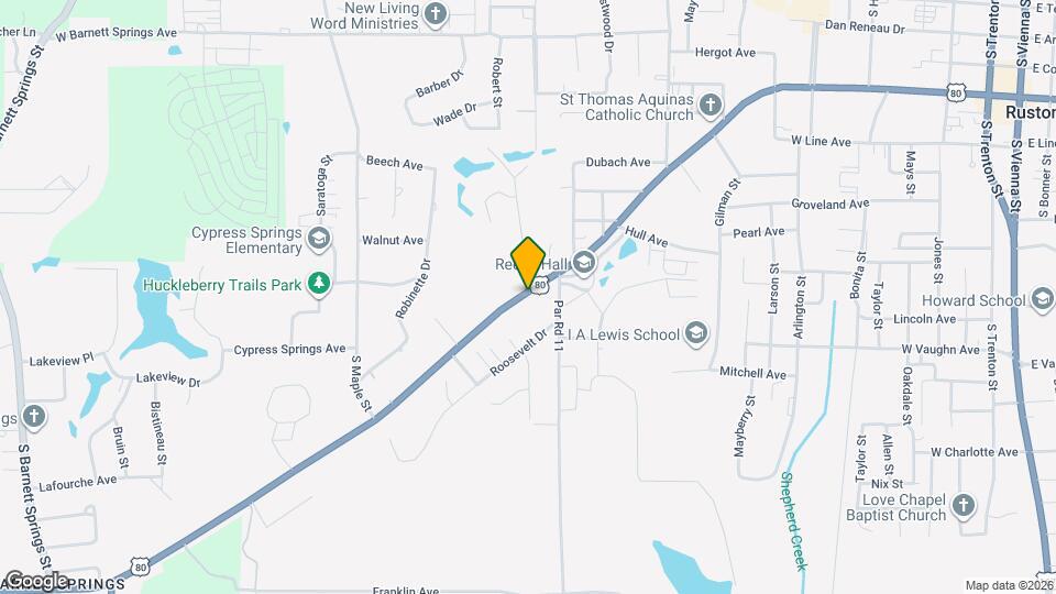 1601 W California Ave Map and Location Details