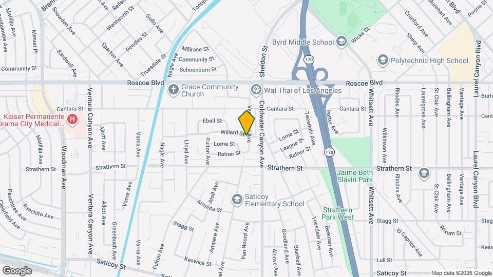 8059 Van Noord Ave Map and Location Details