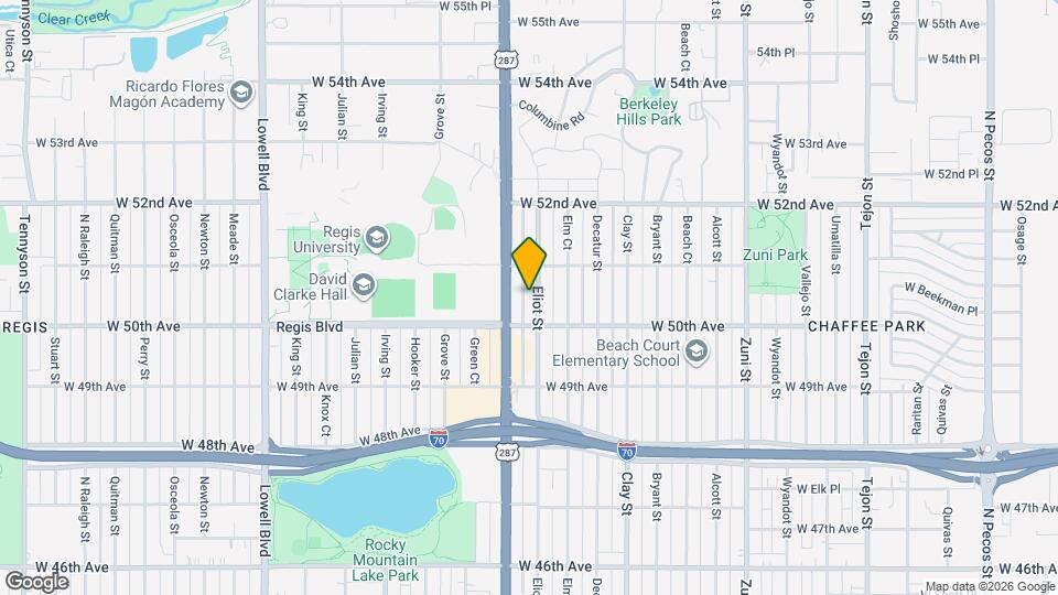 5045 Eliot St Map and Location Details