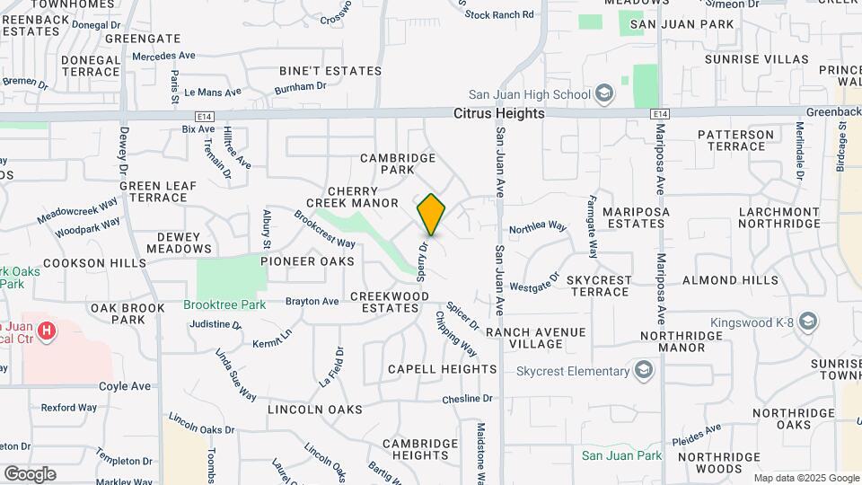 5834 Sperry Dr Map and Location Details