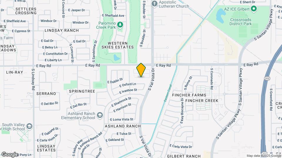1525 E Dublin St Map and Location Details