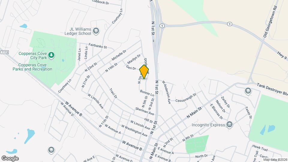 913 Dryden Ave, Unit B Mapa y Detalles de la Ubicación