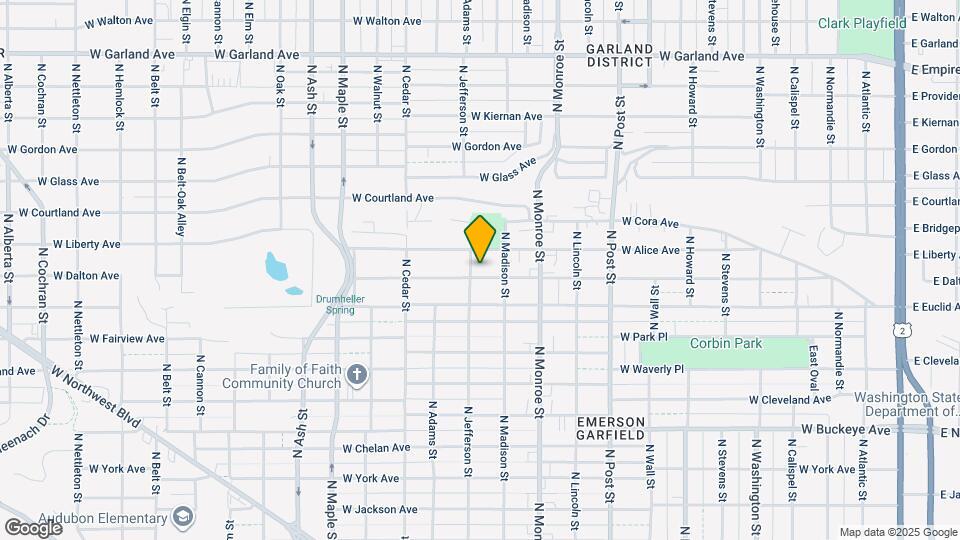 1124 W Dalton Ave Map and Location Details