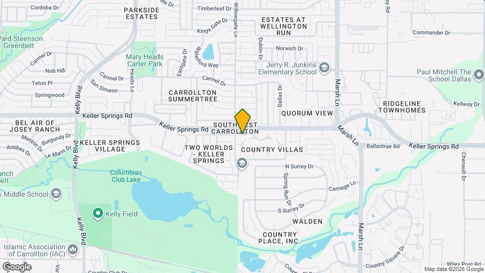 2705 Keller Springs Ct Map and Location Details