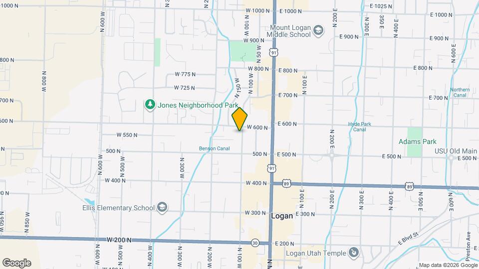 577 N 100 W, Unit Main Map and Location Details