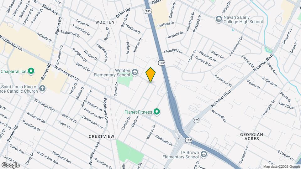 8017 Tisdale Dr Map and Location Details