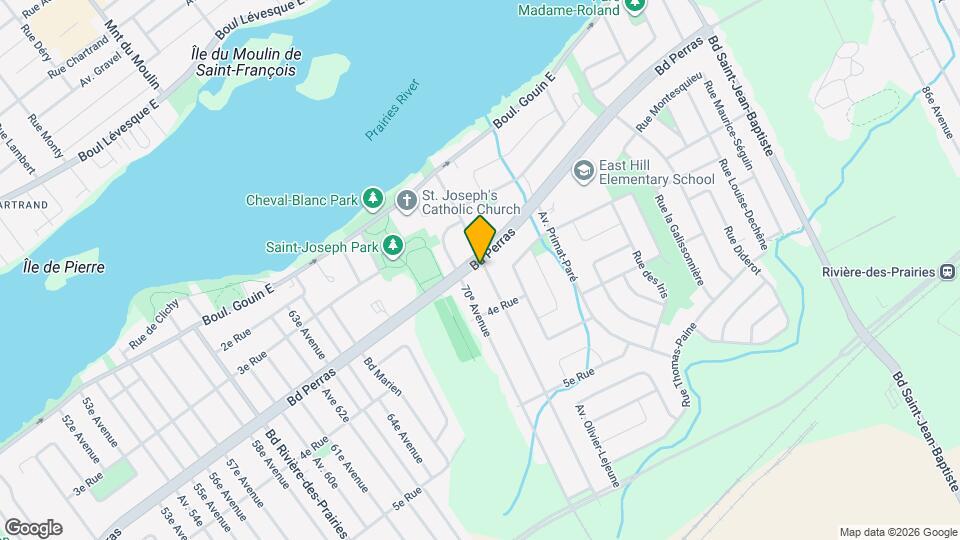 10132 Perras Boul Map and Location Details