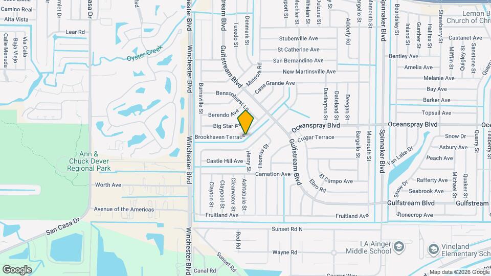 7344 Brookhaven Terrace Map and Location Details