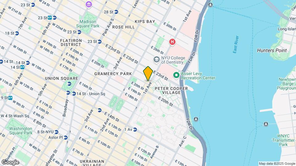 345 E 21st St Map and Location Details