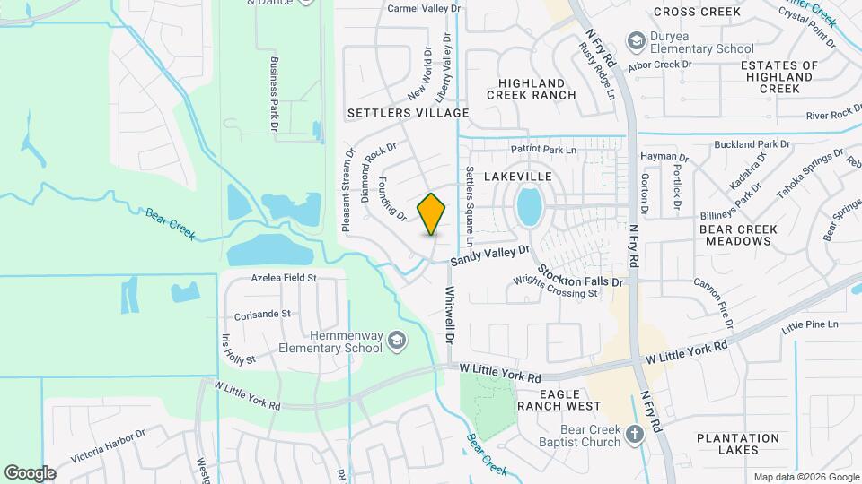 6111 Settlers Village Dr Map and Location Details