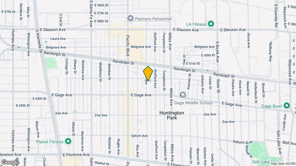 6316 Seville Ave Map and Location Details