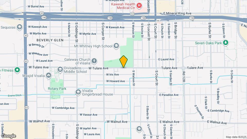 547 W Tulare Ave Map and Location Details