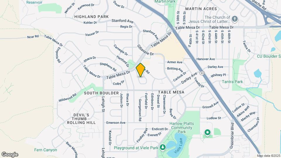 970 Miami Way Map and Location Details