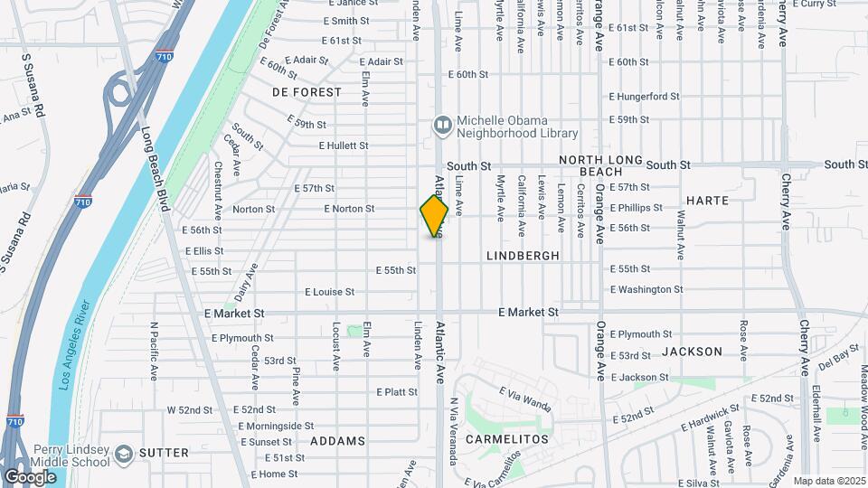 5547 1/2 Atlantic Ave Map and Location Details