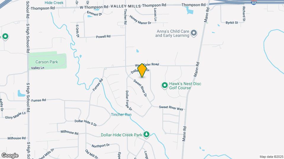 5550 Honey Creek Ct Map and Location Details
