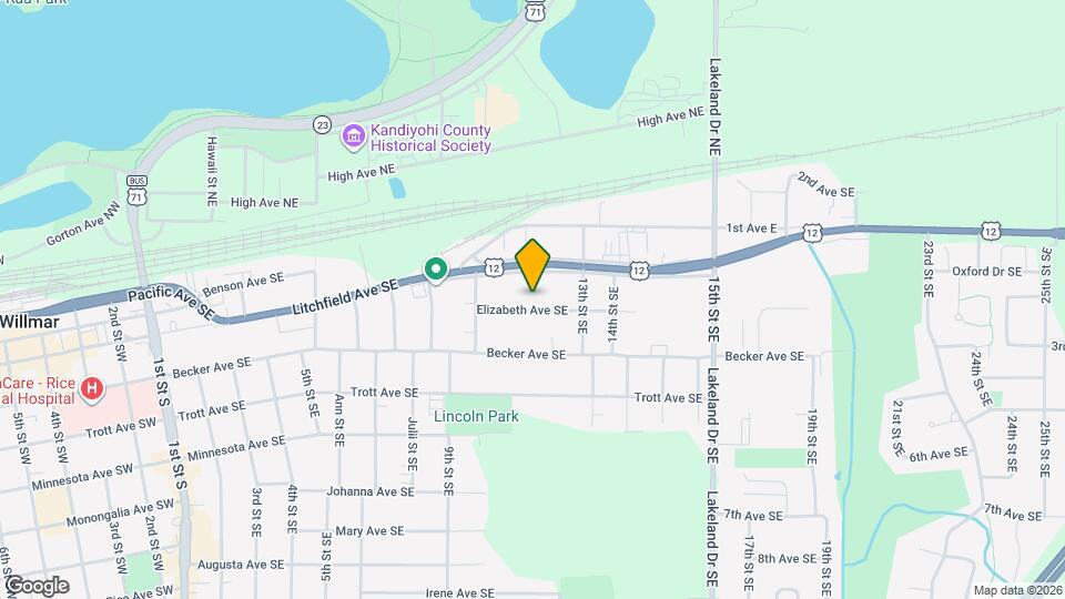 1109 Elizabeth Ave SE Map and Location Details