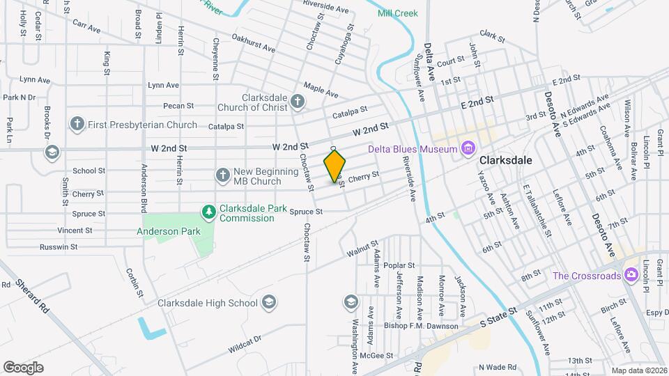 210 Cherry St Map and Location Details