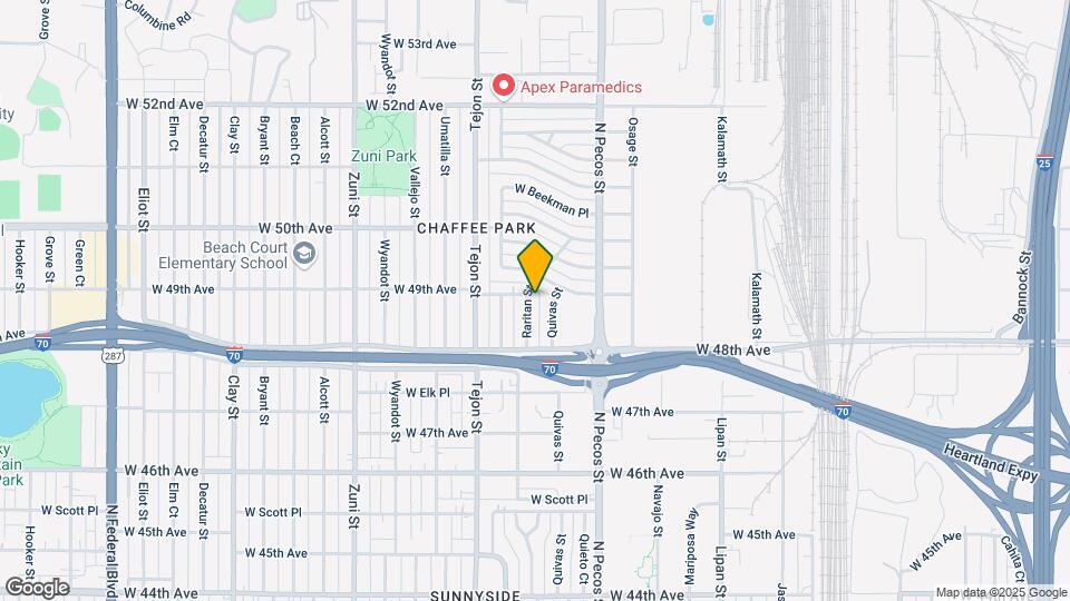 4890 Raritan St Map and Location Details