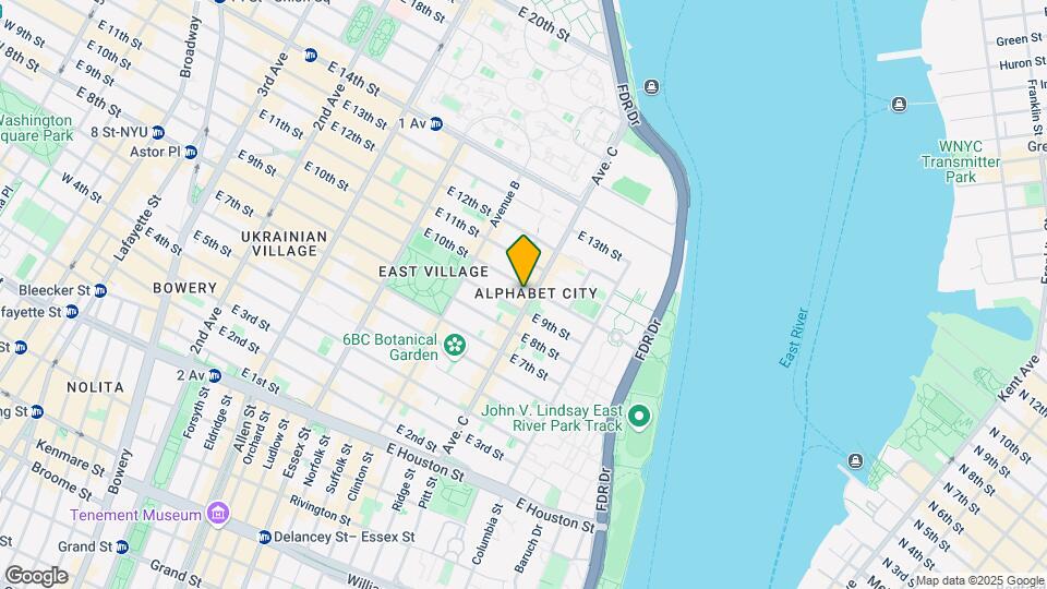 155 Avenue C Map and Location Details
