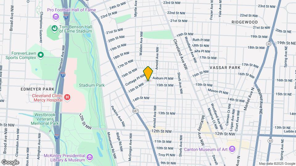 1222 15th St NW Map and Location Details