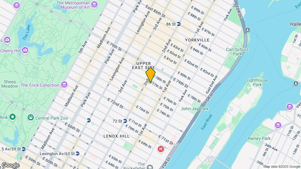 304 E 77th St Map and Location Details