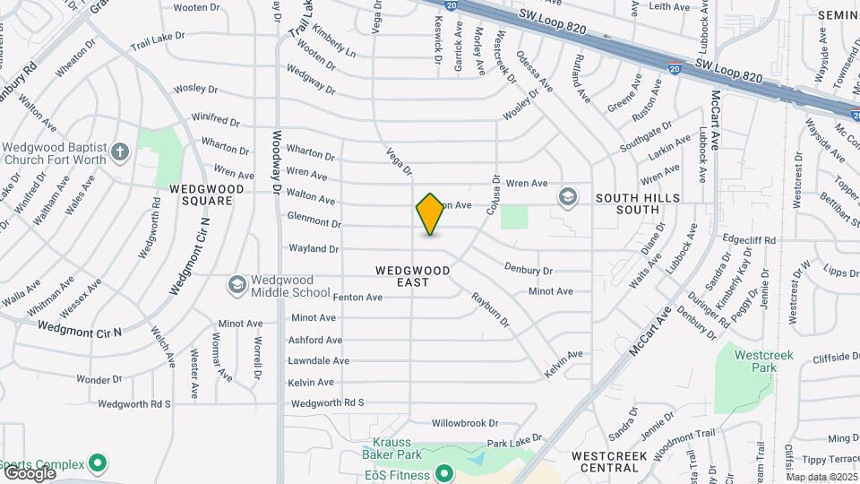 3620 Wayland Dr Map and Location Details