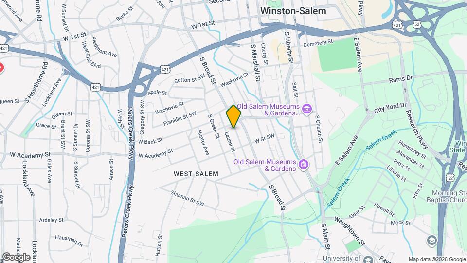 614 Mulberry St SW Map and Location Details