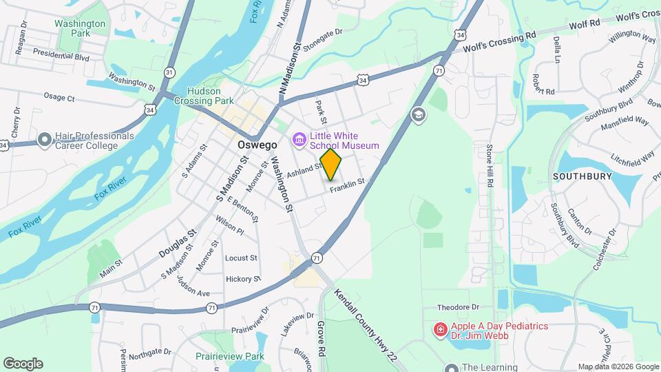 136 E Jackson St Map and Location Details