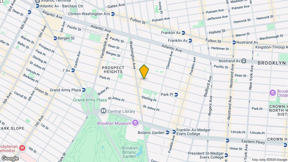 420 Prospect Pl Map and Location Details