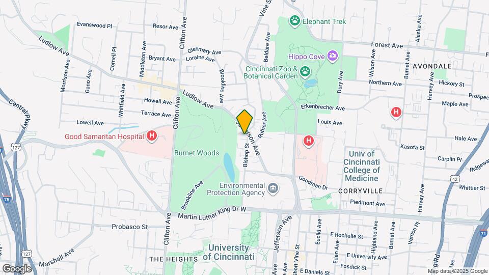 3261 Bishop St Map and Location Details