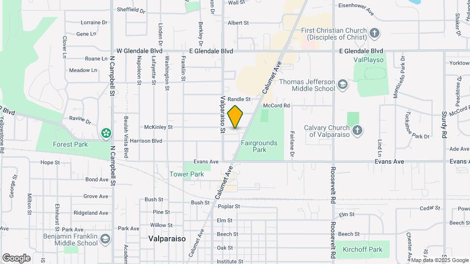 410 McKinley St Map and Location Details