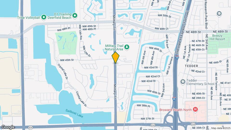 4384 NW 9th Ave Map and Location Details