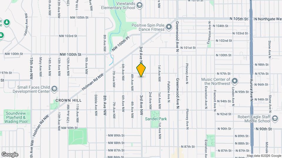 9511 3rd Ave NW Map and Location Details