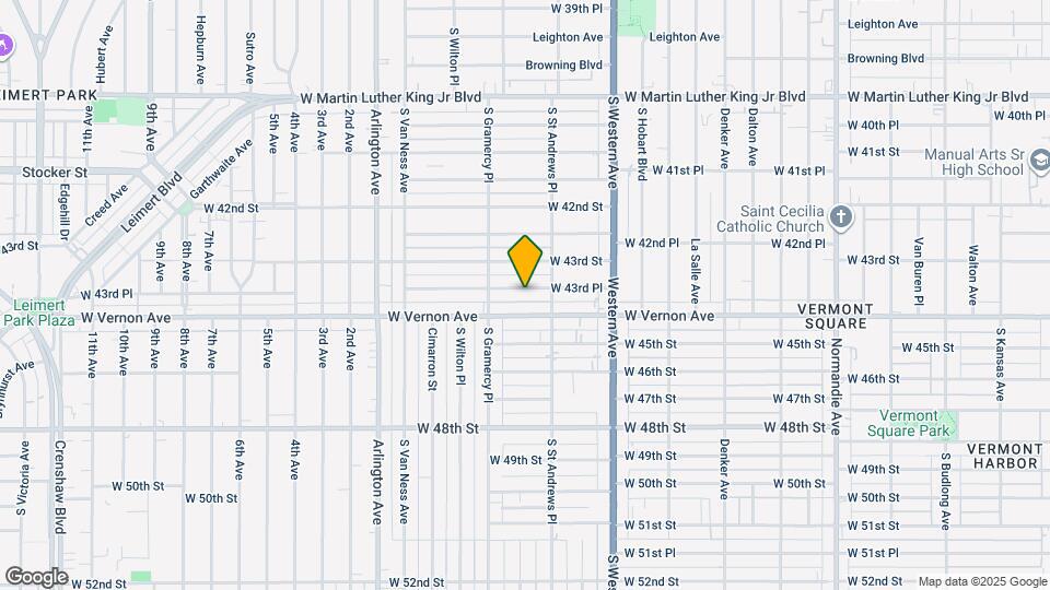 1828 W 43rd Pl Mapa y Detalles de la Ubicación