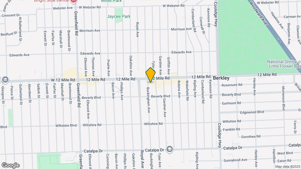 3342 Buckingham Ave Map and Location Details